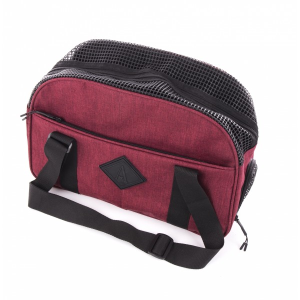 Sac de transport rouge pour chien et chat Collection Croisette MARTIN SELLIER