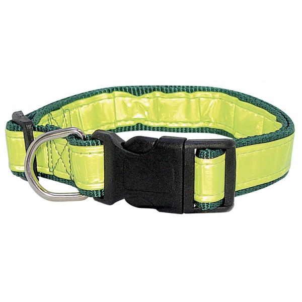 Collier pour chien en nylon réglable LEMON fluo VIVOG