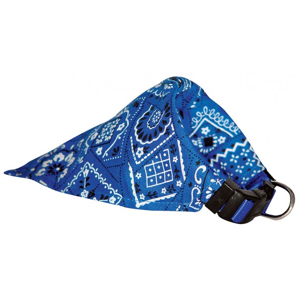 Collier BANDANA pour chien bleu VIVOG