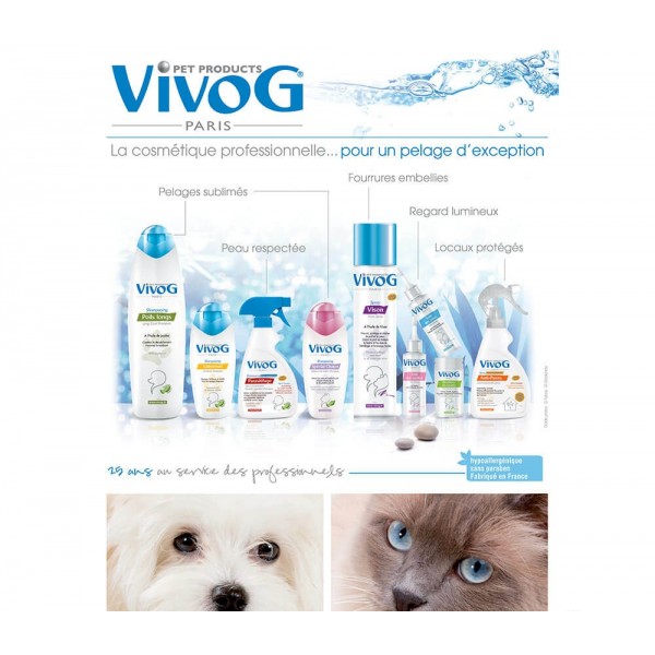 Shampooing professionnel pour chien Traitant antipelliculaire Vivog
