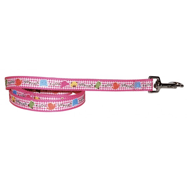 copy of Laisse en cuir blanc Glacon pour chien VIVOG