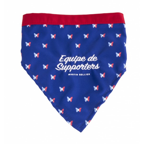 BANDANA pour chien SUPPORTERS collection FRENCHY MARTIN SELLIER