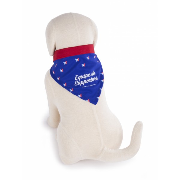 BANDANA pour chien SUPPORTERS collection FRENCHY MARTIN SELLIER