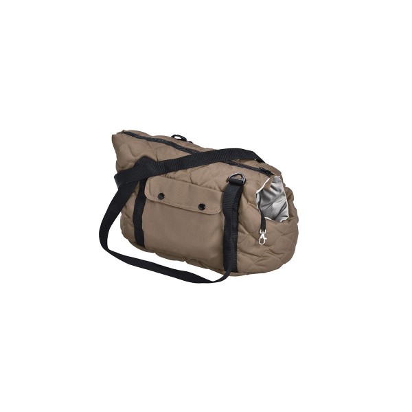 Sac de transport pour chien couleur camel PROMENADE BOBBY