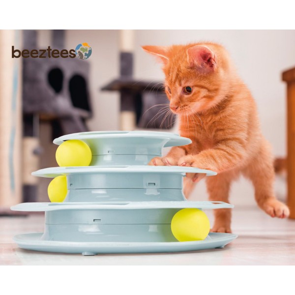 JOUET pour chat ROLLER TOWER BEEZTEES