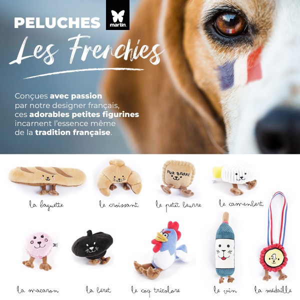 JOUET pour chien Peluche Bouteille de vin MARTIN SELLIER