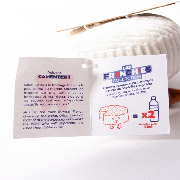 JOUET pour chien Peluche Camembert MARTIN SELLIER