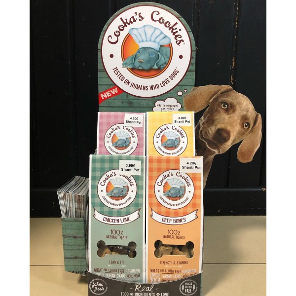 Friandises pour chien Booster de repas POUDRE DE KRILL COOKA'S COOKIES