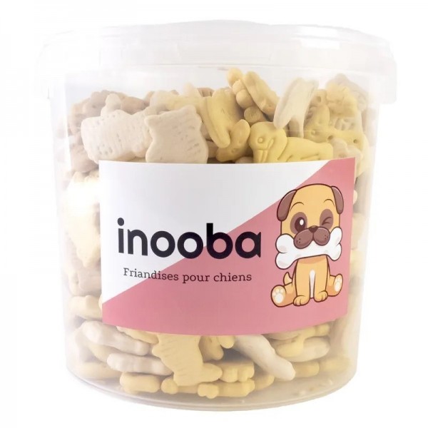 FRIANDISES pour chien Seau biscuits forme animaux INOOBA