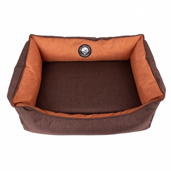 CORBEILLE pour chien ou chat marron-orange Collection REAL DREAMER MARTIN SELLIER