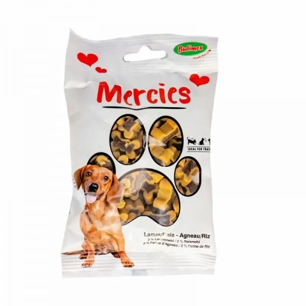 Friandises pour chien Snacks semi-humides agneau et riz BUBIMEX