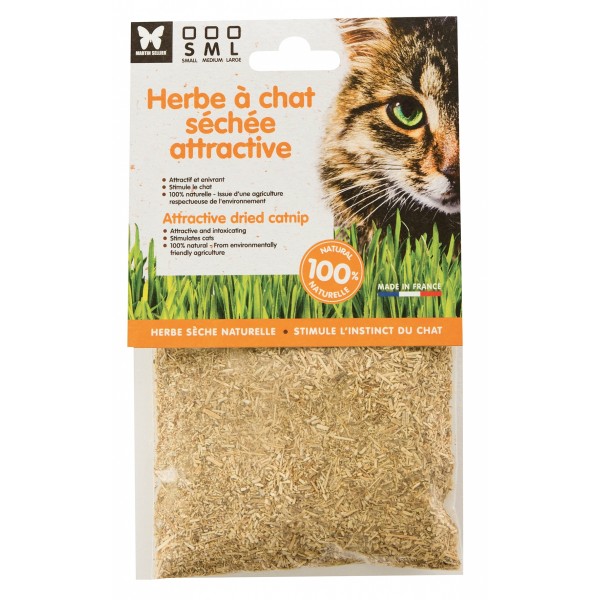 Herbe à Chat séchée à saupoudrer pour chats MARTIN SELLIER