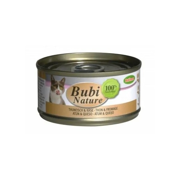 Patée pour chat BUBI NATURE thon et fromage 70g BUBIMEX