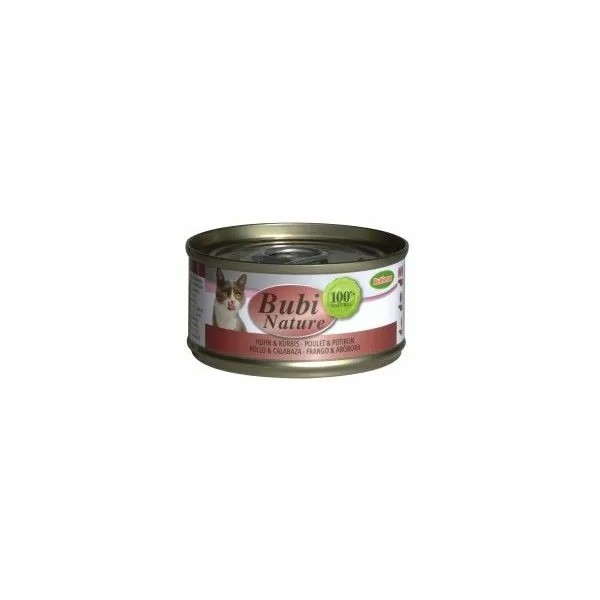 Patée pour chat BUBI NATURE poulet et potiron 70g BUBIMEX