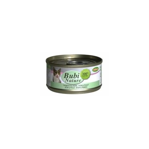 Patée pour chat BUBI NATURE thon et poulet 70g BUBIMEX