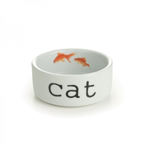 GAMELLE pour chat CERAMIQUE BLANCHE CAT BEEZTEES