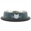 GAMELLE pour chien ou chat motif tête de chat BOBBY