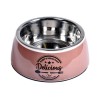 GAMELLE pour chien ou chat DELICIOUS en mélamine et bol inox BOBBY