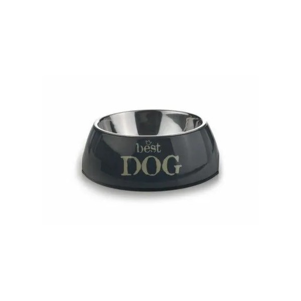 GAMELLE pour chien et chat en inox MOTIF BEST DOG CAMON