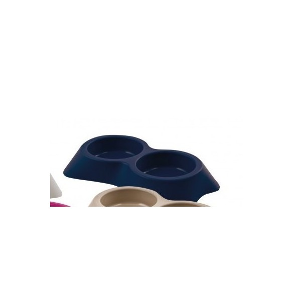 GAMELLE ROBUSTE pour chien et chat en plastique et polypropylène bleu CAMON