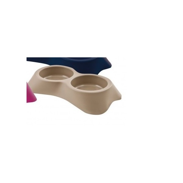 GAMELLE ROBUSTE pour chien et chat en plastique et polypropylène beige CAMON