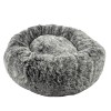 COUSSIN DONUT pour chien et chat poilu noir BOBBY