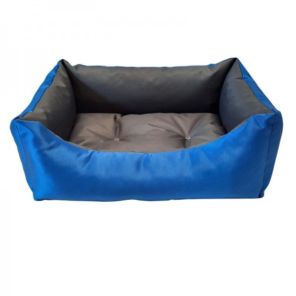 CORBEILLE RECTANGULAIRE pour chiens imperméable couleur bleu DISTRIDOG