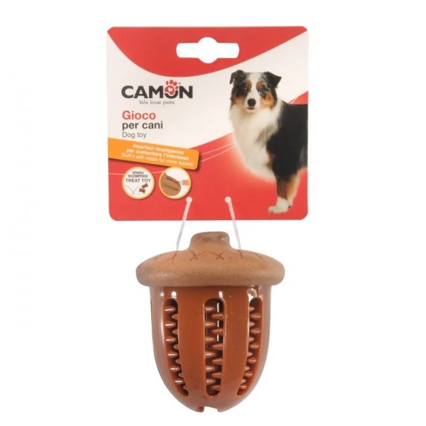 JOUET ET DISTRIBUTEUR RECOMPENSE pour chien forme noisette CAMON