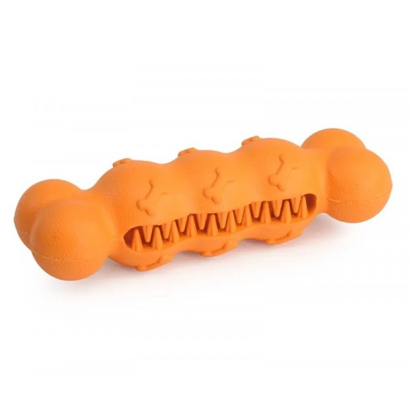 JOUET ET DISTRIBUTEUR FRIANDISES pour chien forme os CAMON