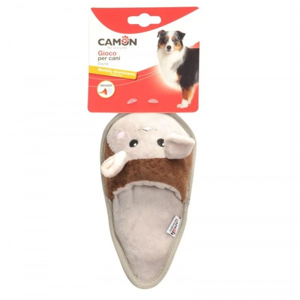 JOUET pour chien PELUCHE SONORE  grande pantoufle CAMON