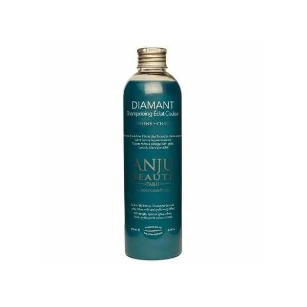 SHAMPOOING pour chien DIAMANT PELAGE CLAIR ANJU BEAUTE