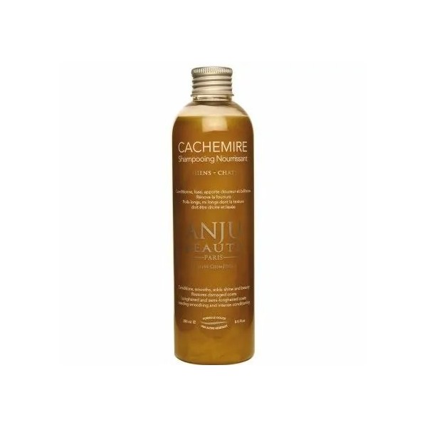 SHAMPOOING CONDITIONNEUR pour chien CACHEMIRE nourrissant ANJU BEAUTE