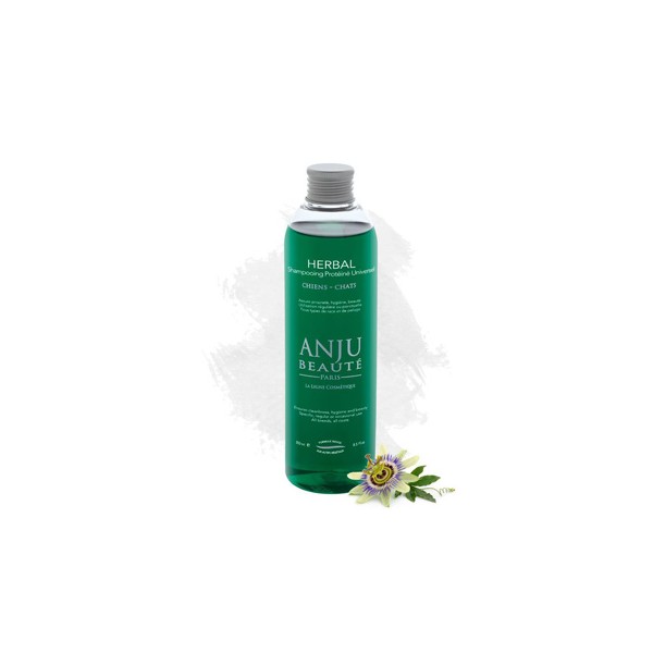 SHAMPOOING pour chien et chat HERBAL protéine universel ANJU BEAUTE