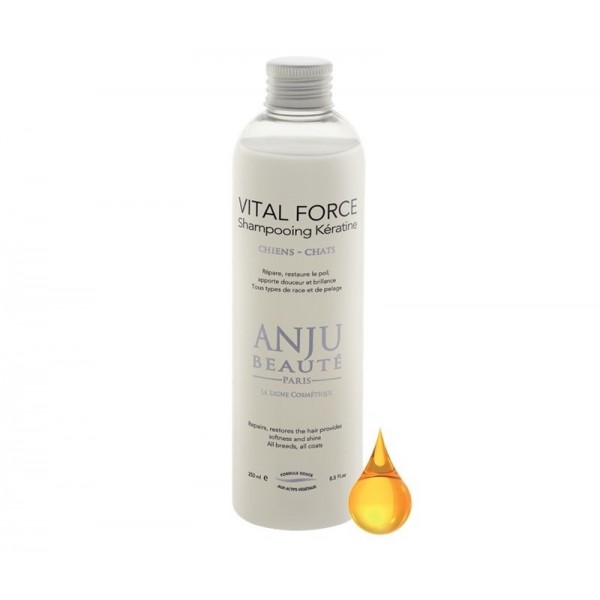 SHAMPOOING pour chien et chat VITAL FORCE ANJU BEAUTE