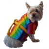 PEIGNOIR pour chien couleur arc en ciel DOGFRENCHTOUCH