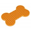 TAPIS A LECHER pour chien OS orange BEEZTEES