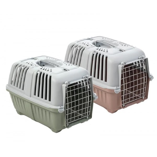 Cage de transport pour chien et chat porte métal ISIS MPS