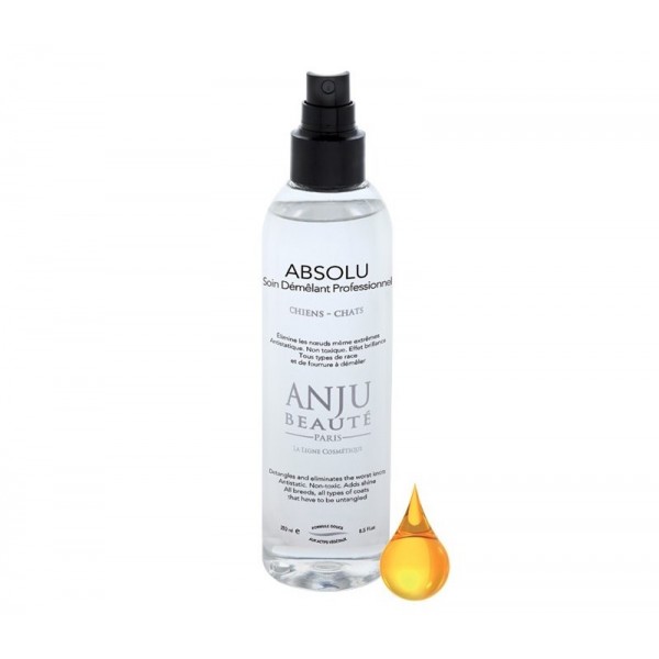 SPRAY DEMELANT pour chien ou chat ABSOLU ANJU BEAUTE